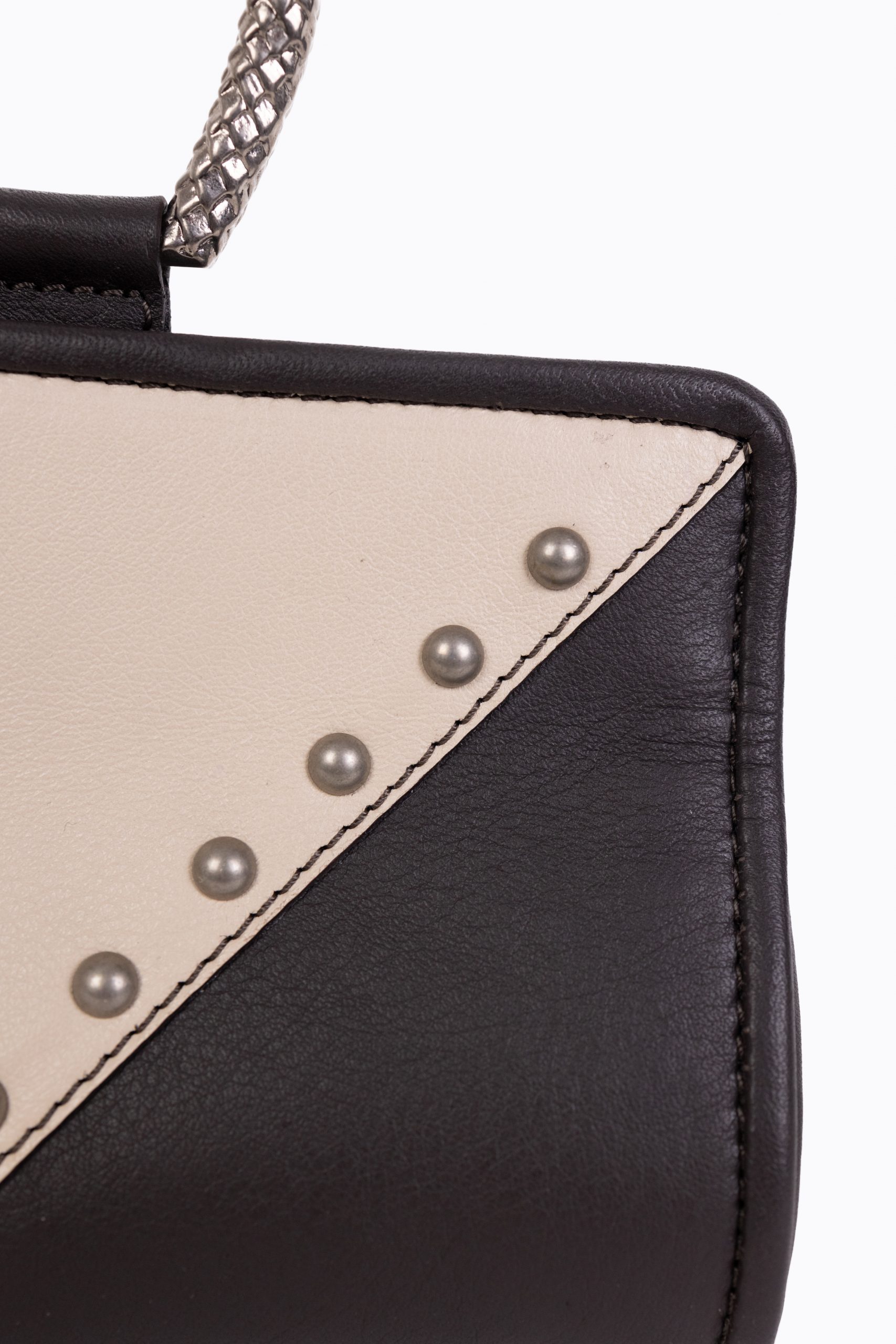 Patchwork Mini Clutch Beige-Bordeaux – Otra Vez