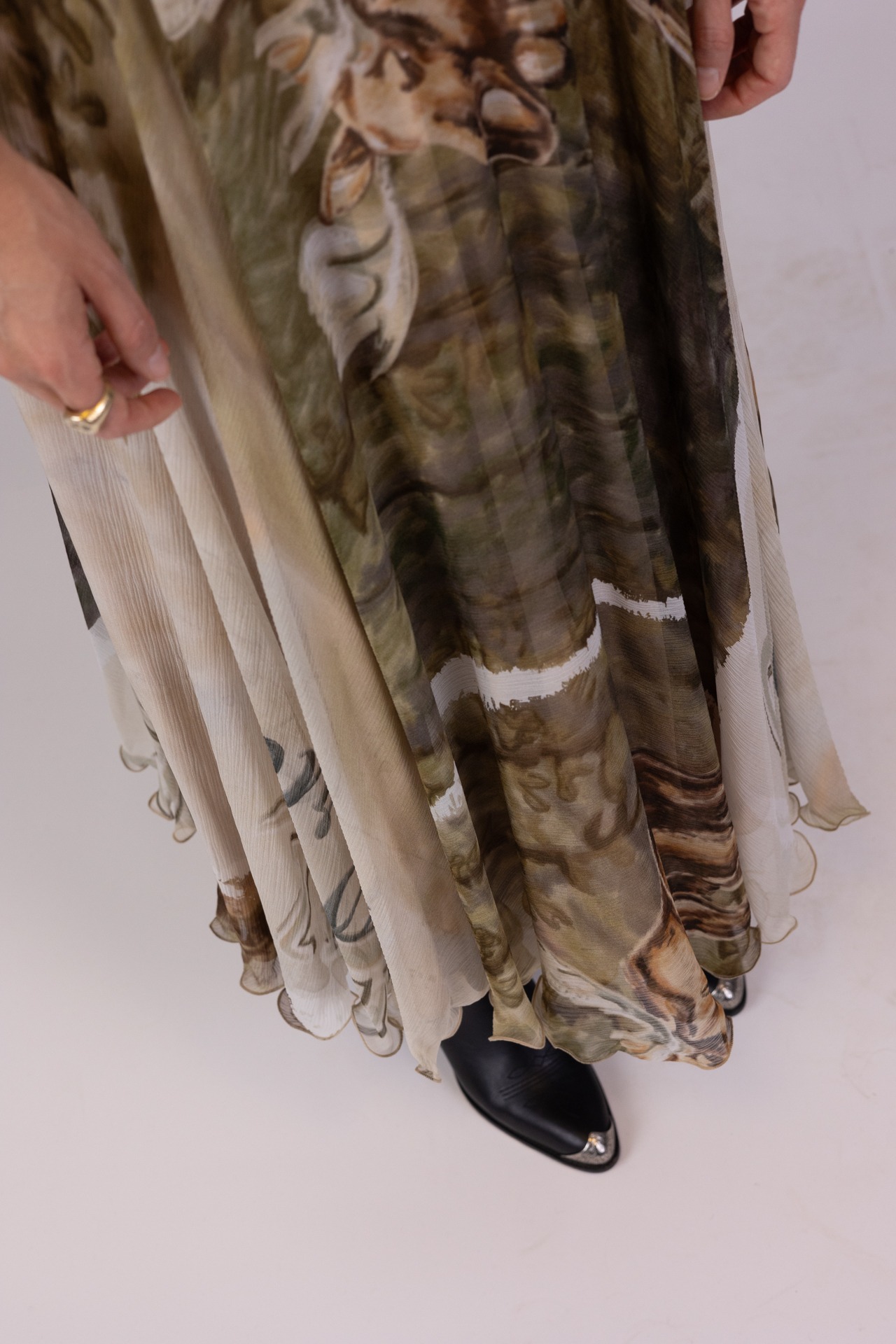 Gonna Alla Caviglia Donna PIECES - Cotone 100%, Vita Alta, Design Comodo E Casual